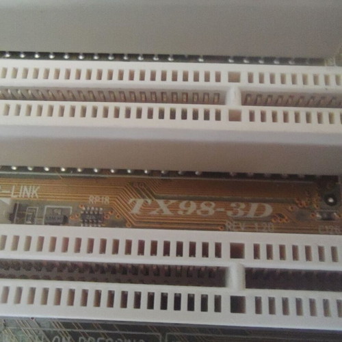 Zida Tomato TX98-3D motherboard used, Socket 7, Baby AT