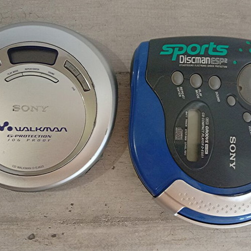 Sony Walkman CD players, pack of 2