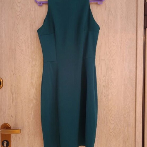 Mango sleeveless petrol dress like new, size S