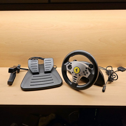 Thrustmaster Challenge Racing PS2 Steering Wheel used with original box