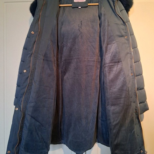 Long coat new, wine color, size L