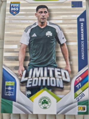 Panini FIFA 365 Adrenalyn XL Limited Edition Bakasetas Card 2026 like new
