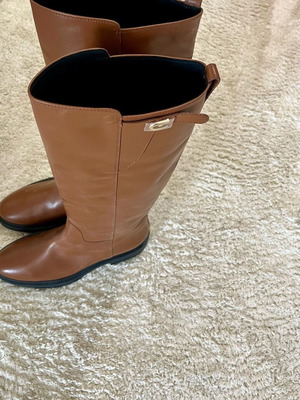 Furla leather women's boots size 41 new, cognac