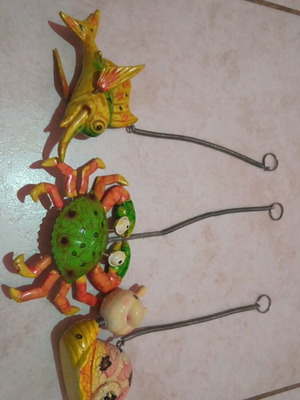 Hanging bombonieres used, set of 3 pieces