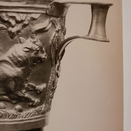 Καρτ ποστάλ Αθήνα Αρχαιολογικό Μουσείο Χρυσούν Κύπελλον 1758 μεταχειρισμένο, ασπρόμαυρο