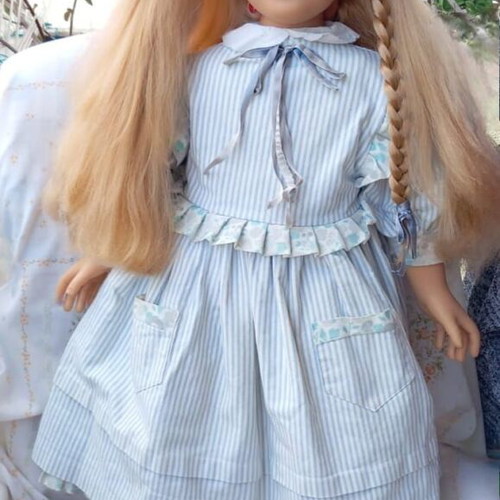Furga Italian Doll 76cm like new with original outfit and blue eyes