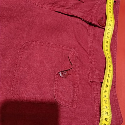 Desigual blouse size L and Street One cotton pants size 42 like new, multicolor red