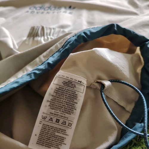 Adidas ADV Trail Hoodie like new, size S, white and beige