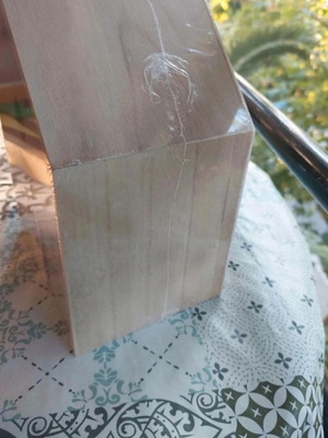 Wooden house storage box