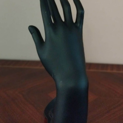 Black Hand Stand made of PVC for rings like new