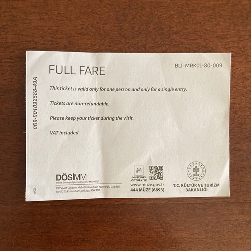 Turkey Museum and Archaeological Site Entry Ticket