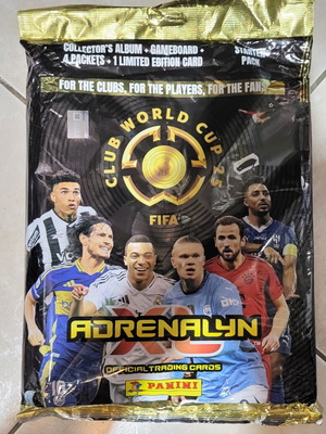 FIFA Club World Cup 2025 Panini Adrenalyn XL πλήρες πακέτο σφραγισμένο ιρλανδικό