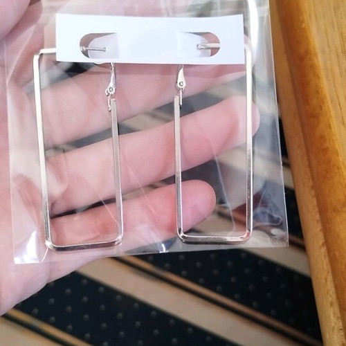 Square earrings new