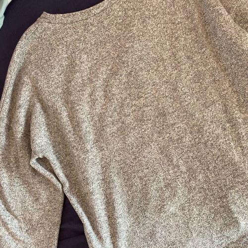 Zara blouse with pearls used, gray, size M