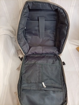 Backpack from temu like new, beige