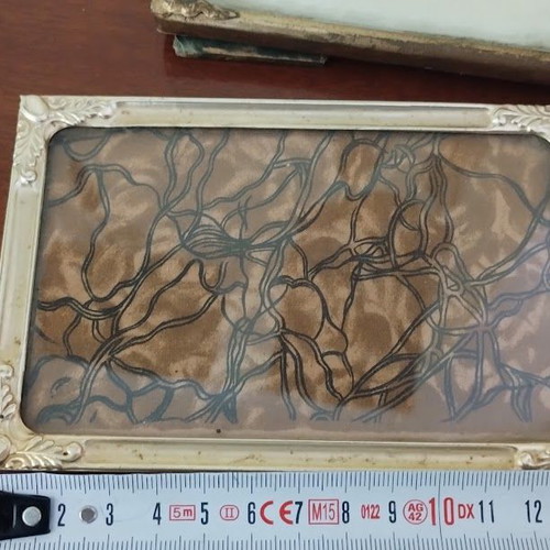 Vintage frames set of 3 used, metal embossed, collectible