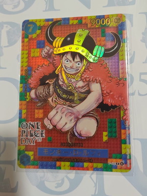 Luffy One Piece Day 25th Premium Card Collection Japanese Bandai unopened
