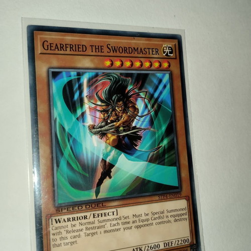Gearfried The Swordmaster Yu-Gi-Oh! card, common rarity