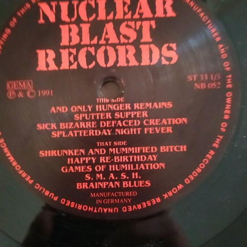 Pungent Stench Been Caught Buttering used vinyl without cover