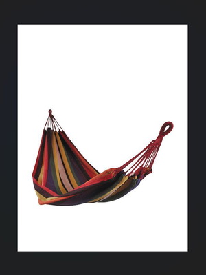 Αιώρα από ύφασμα Polycotton Canvas πολύχρωμη 200x100εκ καινούργια