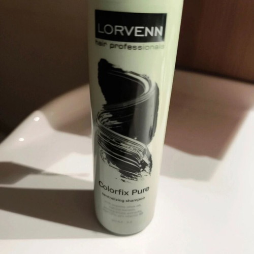 Lorvenn Colorfix Pure shampoo used, 80ml