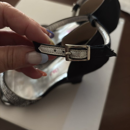 Rebecca Blu vintage sandals used with rhinestones and ankle strap size 40