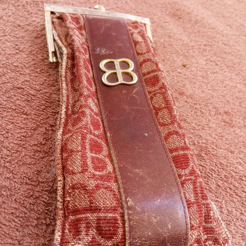 Balenciaga glasses case used, collectible piece from 1970