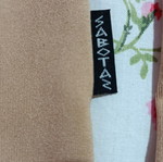 Sabotaz camel wrap blouse, size S