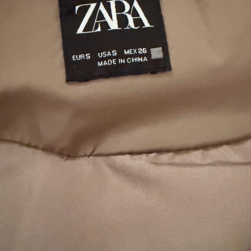 Zara sleeveless long jacket like new, size S