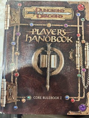 Dungeons and Dragons Core Rulebook 1 used, English