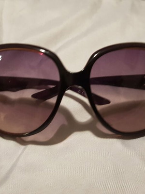 Dior women's sunglasses used, two-tone brown and gold frame