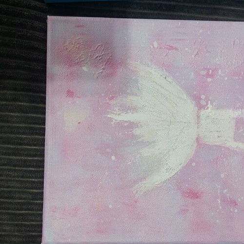 Set of used art prints with dresses
