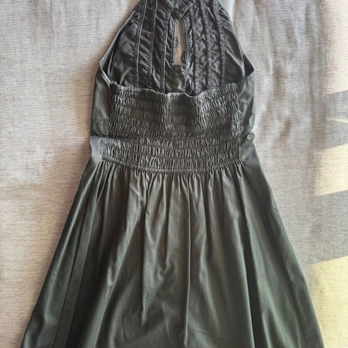 Black Halter Neck Dress with Ruffles Compagnia Fantastica like new, size M