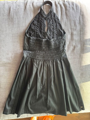 Black Halter Neck Dress with Ruffles Compagnia Fantastica like new, size M