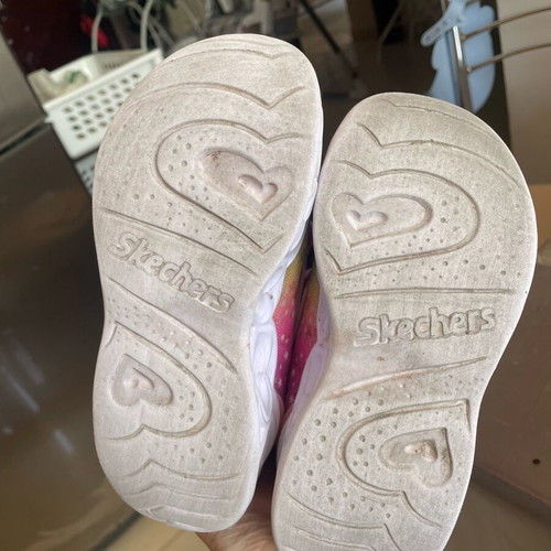 Alegria kids athletic shoes size 26 used multicolor