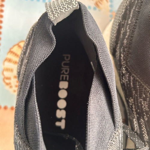 Adidas Pure Boost men's sneakers like new, size 48, black and white