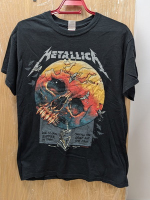 Metallica Europe Tour 2019 T-shirt like new, size M, black
