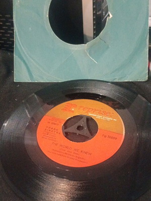 Frank Sinatra The World We Knew vinyl record used, pop