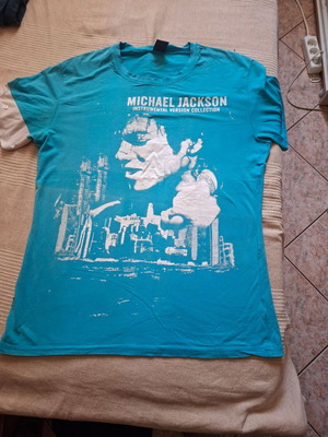 J and H Michael Jackson T-shirt XXL, blue