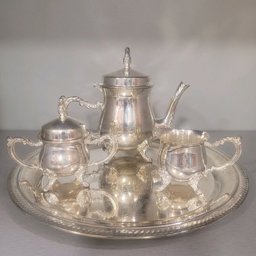 Vintage silver-plated tea set new