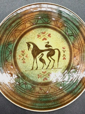 Vintage κεραμική βάση Kerameikos 15cm, σαν καινούργιο