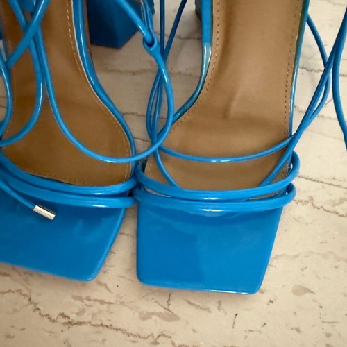 Ego blue strappy sandals like new, size 37