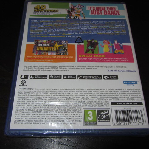 Just Dance 2021 Sony PS5 new sealed