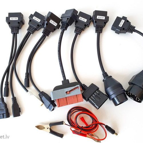 OBD Diagnostic Cable Adapter Kit New, 8 Pieces for Car Diagnostics