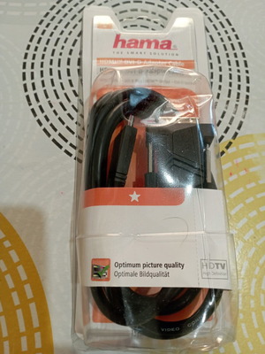Καλώδιο προσαρμογέα Hama HDMI σε DVI-D 1,5μ, υποστήριξη Full HD