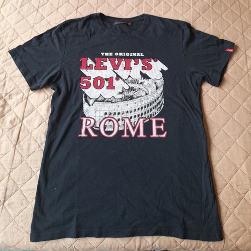 Levi’s 501 Rome T-shirt size L like new, black