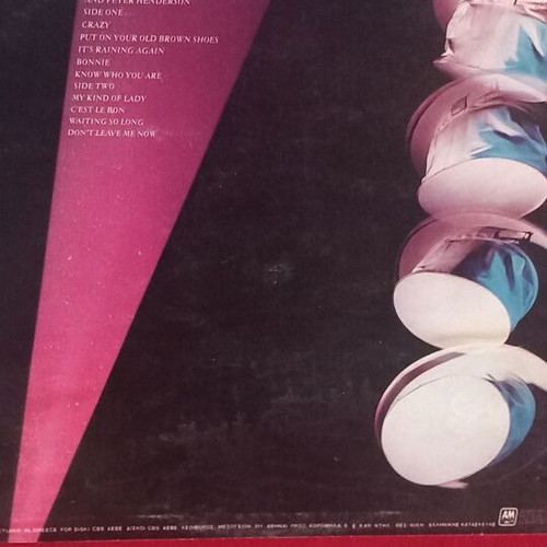 Supertramp ...Famous Last Words LP μεταχειρισμένο, rock