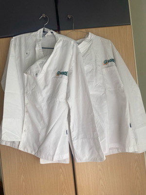 Le mond cooking uniform used, 4 pieces