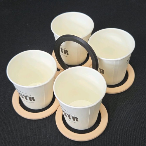 12oz coffee cups disposable GO 12oz Double Wall Paper Cup Cobalt Blue - Bulk