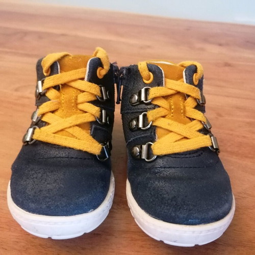 Clarks baby shoes first shoes used, Maxi Square Fst, navy leather